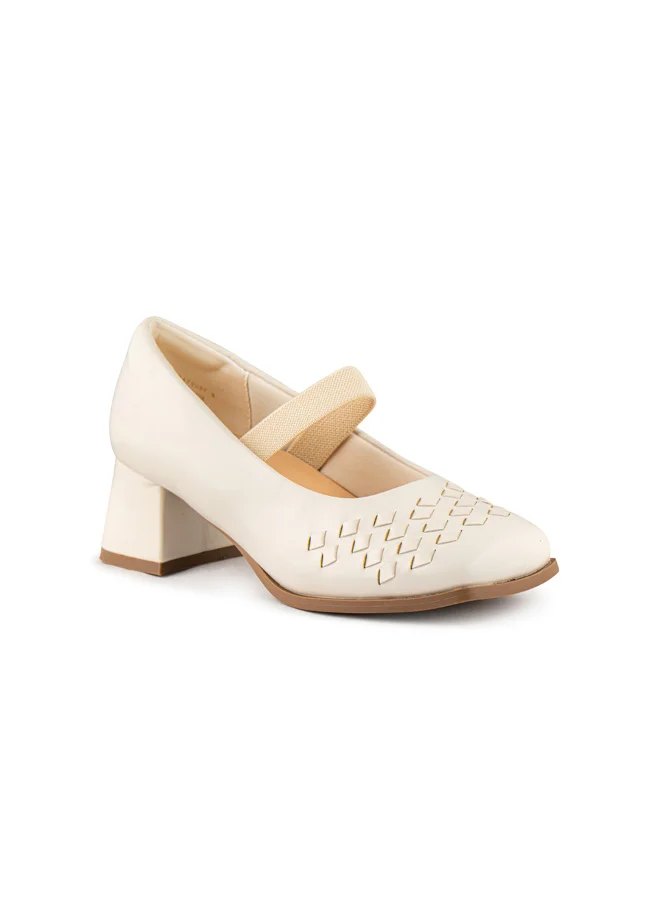 Vincci Women Square-toe Mid Heel Pumps